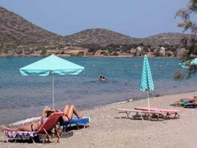 Sandstrand bei Elounda