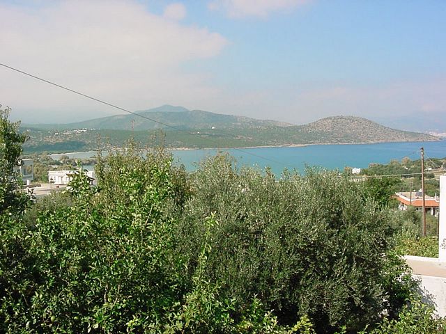 Sicht zum Meer von der Wohnung Kreta Agios Nikolaos