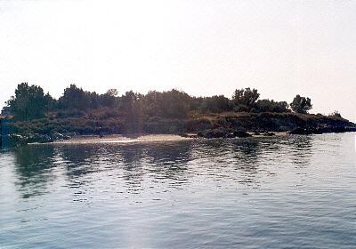 Privat Insel beim Golf von Korinth